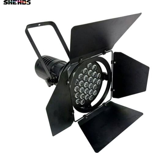 SHEHDS LED 31x10WDh Spotlight Par Lighting with Barn Doors DMX Controller for Auto Show DJ Disco Wedding Stage Light