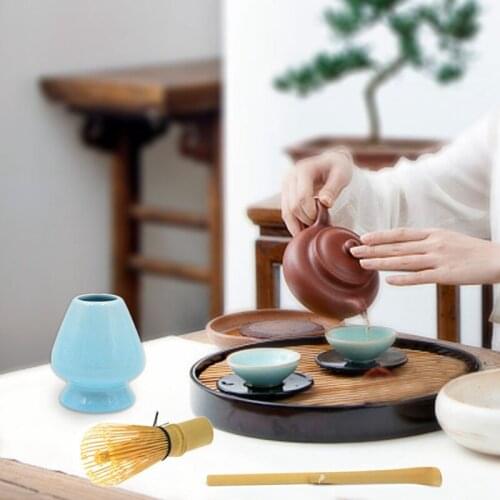 Japanese Bamboo Matcha Whisk Brush Professional Green Tea Powder Whisk Chasen Tea Ceremony Bamboo Brush Tool Grinder