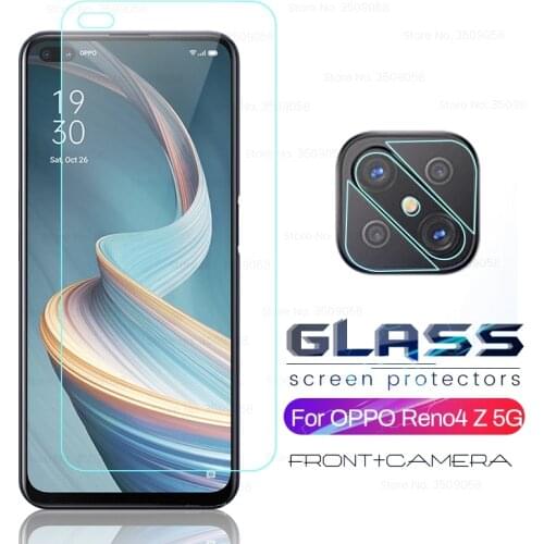 Protective glass for oppo reno4 z 5g phone screen camera protectors on appo reno4z reno 4z 5g 6.57'' CPH2065 tempered glass film