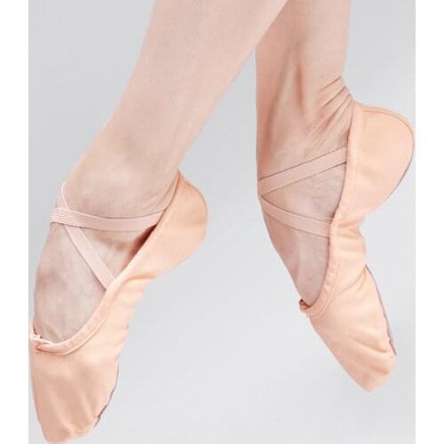 Women Ballet Shoes Girls Professional Ballet Slippers Split Sole Dance Shoes Women Dance Training Shoes