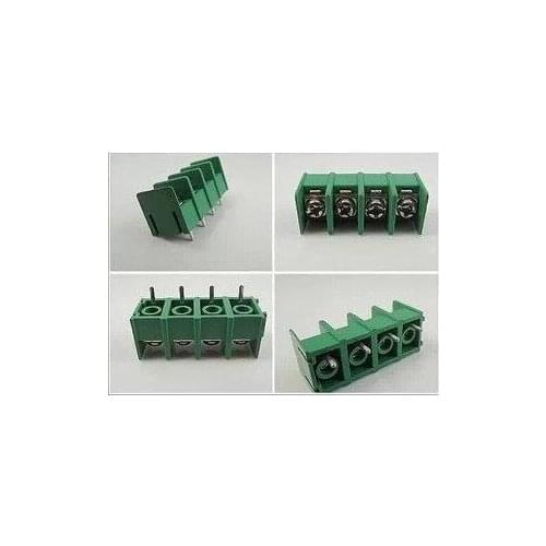 100PCS KF7.62-4P Green KF7.62 4Pin 7.62mm Straight Pin Barrier Terminal Block ROHS