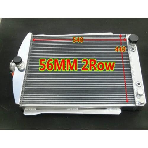 56MM 2Row Aluminum Racing Radiator for CHEVY CAR STREET ROD AUTO Fleetmaster/Master 85 3.5L 1940-1941 40 41