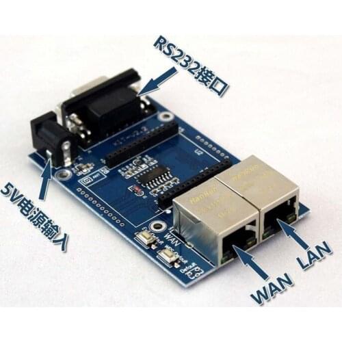 Free Shipping! uart-WIFI module, serial WIFI, SCM WIFI, HLK-RM04 simplify the test board