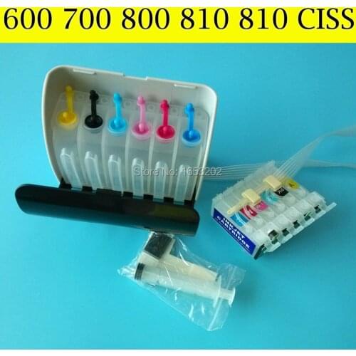 Fast Shipping Continuous Ink Supply System For EPSON T0981 T0992 CISS For EPSON 600 700 800 710 810 Printer