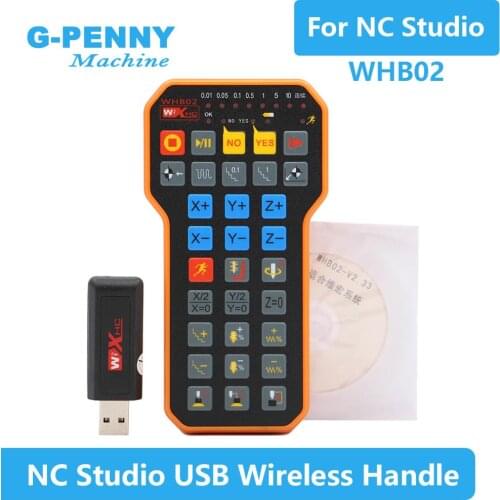 CNC Handwheel NC Studio USB Wireless Remote Handle 3 Axis CNC controller for CNC Router Engraving Machine weihong system