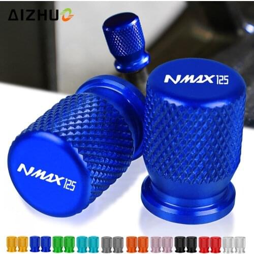 FOR YAMAHA NMAX125 NMAX 125 N-MAX Nmax 2015 2016 2017 Motorcycle Accessories Tire Valve Air Port Cover Caps CNC Aluminum LOGO