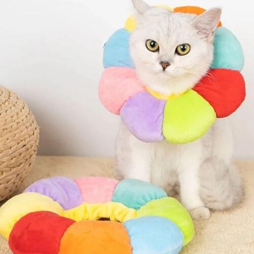Pet Cat Anti-bite Collar Dog Cat Recovery Collars Elizabethan Collar Circle Protective Medical Neck Ring Pet Accessories