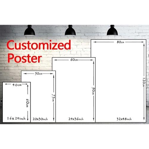 Custom Canvas Painting Wall Art Poster High Quality Fabric Cloth Print for Home Decor Any size Customized Wall Picture