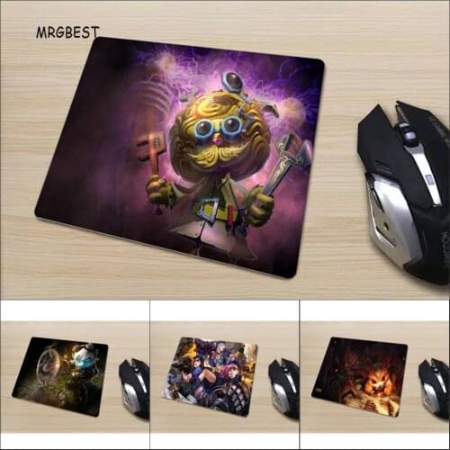 Gamer Mouse Pad Small League of Legends Gaming Natural Rubber Pads Laptop PC Game Accessories Desk Mat for LOL Gamer Playing