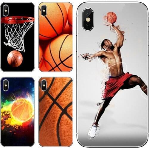 Soft Bag Case For Sony Xperia XA Z3 Z5 XZ1 XZ2 Z Z1 Z2 compact M2 M4 M5 C4 C6 E3 T3 play-Basketball