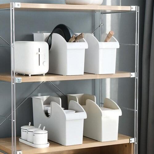 Food Grade Plastic Pulley Pot Lids Cover Cookware Seasoning Storage Box Shelf kitchen gadget accessories Kitchen storage