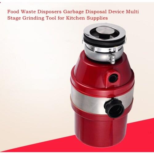 Food Waste Disposers Garbage Disposal Device Multi Stage Grinding Tool for Kitchen Supplies