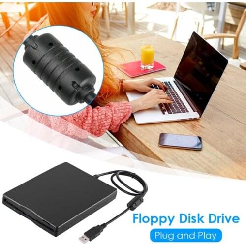 Durable Exquisite 3.5-inch External Floppy Disk Reader 1.44 MB FDD Portable Floppy Disk Drive External for Notebook
