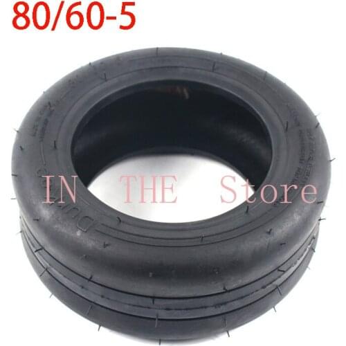 High quality 80 / 60-5 tubeless vacuum tire for Xiaomi 9 balance car 8 inch kart front wheel vacuum tire
