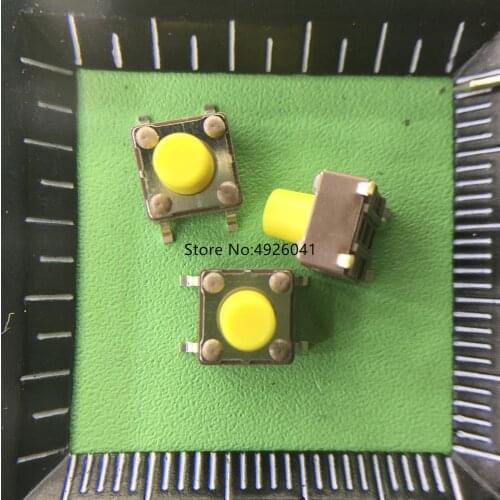 20PCS Original DIP DTSM-63N/Y-S-V-T/R patch 4 feet Tact switch 6*6*7 button fretting