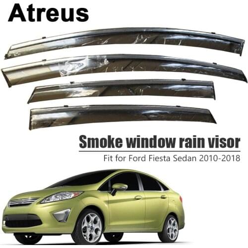 Atreus For Ford Fiesta Sedan 2010 2011 2012 2013 2014 2015 2016 2017 2018 Car Door Window Sun Visor Wind Deflectors Shield