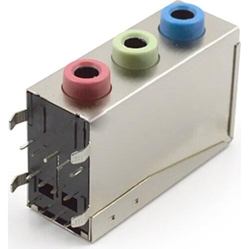 Computer Motherboard Audio Socket Connector Three Holes 3.5 Series Three Layer JACK 11.0 Computer Headset Socket Plug