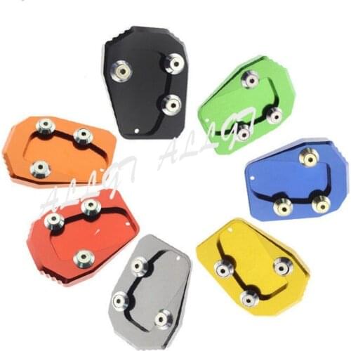 ALLGT Side Stand Kickstand Foot Plate Pad for Yamaha MT-09 MT09 2013 2014 2015