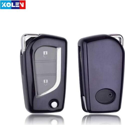 Plating Soft TPU+PC Car Remote Key Full Cover Case For Toyota Auris Corolla Reiz Avensis Verso Yaris Aygo Rav4 Scion TC IM Shell