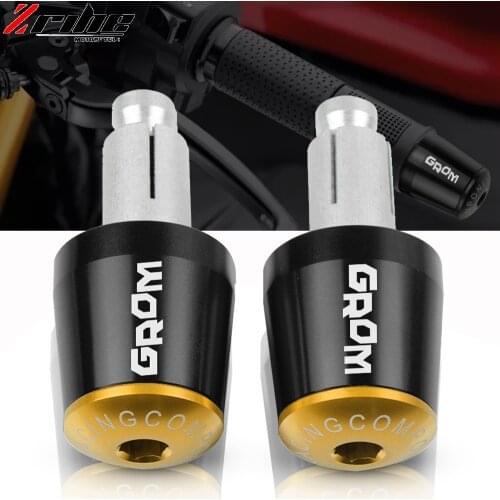 For Honda GROM MSX125 MSX 125 2014-2017 2015 2016 Motorcycle Accessories 7/8" 22MM Handlebar Hand Grips Handle Bar End Cap