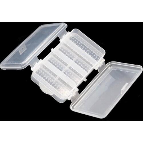 Double Sided 10 Grid Plastic Thread Organizer Box Multifunction Embroidery Tools Jewelry Diamond Painting Storage Boxes Case