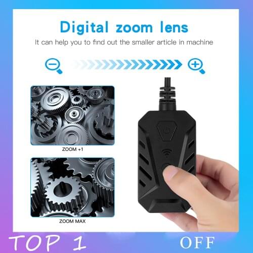 Endoscope camera for iphone wi fi/IOS/Android/Endoscope for cars/Sewer inspection/spy camera wifi,Industrial Zoom in camera1080P
