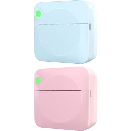 Pocket Thermal Printer Portable Paper Photo Printing Machine 200DPI Printer Set Notes Pocket Learning Printer