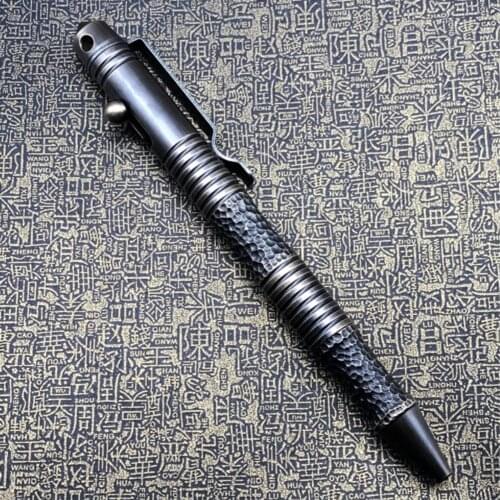 Vintage Style Handmade Brass Pen Old Technique M16 Mechanical Ballpoint Pen Self Defense EDC Tool Outdoor 4 styles