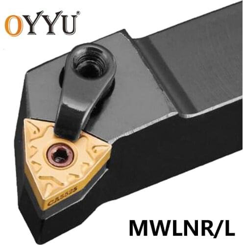 OYYU 95° MWLNR MWLNL MWLNR1616H08 MWLNR2020K08 MWLNR2525M08 Lathe Tool Holder CNC Cutter External Turning Cutting Shank