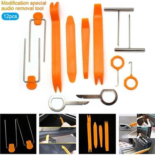 12Pcs Professional Automobile Auto Car DVD Stereo Interior Trim Panel Repair Disassembly Removal Tool Car Accessories