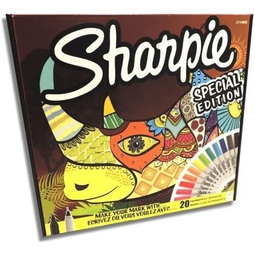 Sharpie Fine Permanent Marker s Mixed box-Rhino