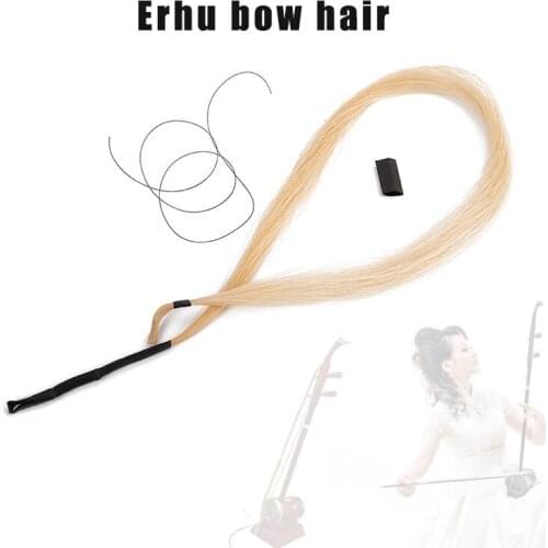 Violin Viola Cello Erhu Bow Hairs Musical Instrument Accessories for String Parts XR-Hot