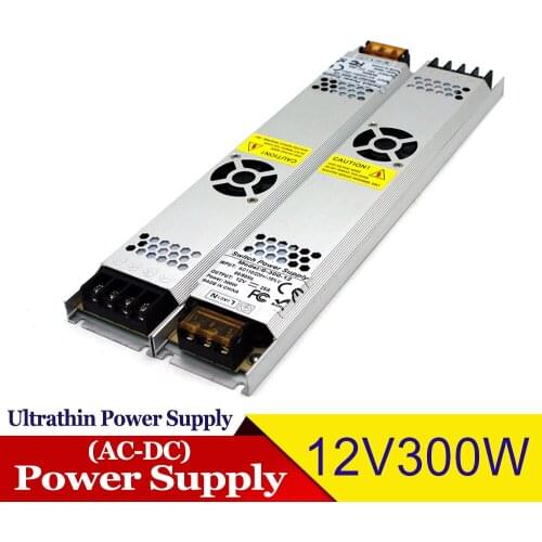 Ultrathin Power Supply DC 12V 24V 72W 100W 120W 150W 180w 200W 250W 300W 350W 360W 400W Transformers For Led Lamp Lighting cctv
