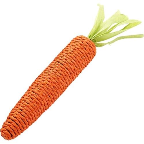 Cat Toy Carrot Shaped Teasing Puppy Teething Chew Toy For Cat Bite Resistance Interactive Palying Toy For Gatos Pet Supplies