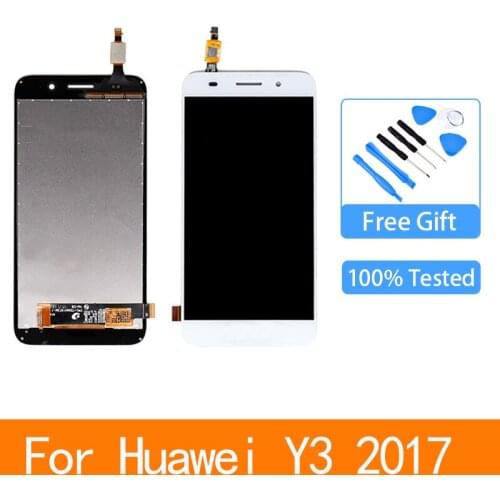 5.0'' LCD For Huawei Y3 2017 LCD Display Touch Screen Digitizer Assembly Replacement For Huawei Y3 2017