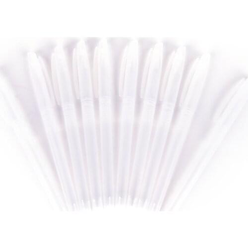 10 pcs New Transparent Pen Cover Gel Pen Shell Ballpoint Pen Shell Simple Styple Cheap Pen Shell Cover office supplies