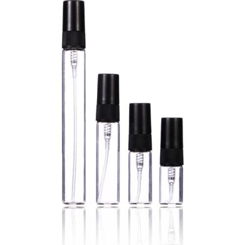 2ml 3ml 5ml 10ml Spray Perfume Empty Glass Bottle Reusable Fine Mist Atomizer Cosmetic Sample Container LX9390