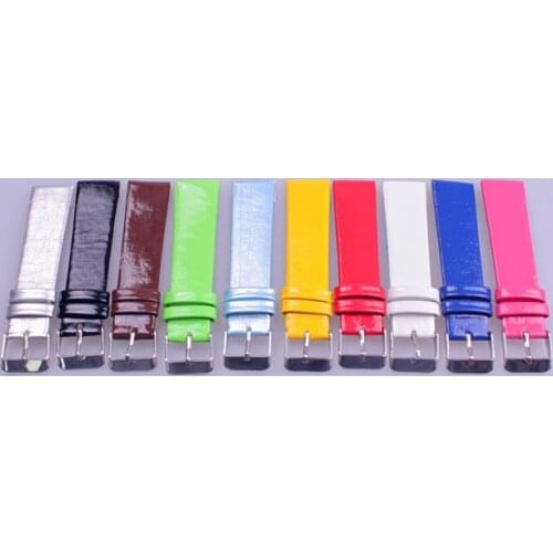 Wholesale Lots 40pcs 18mm leather Imitation Watch Bands 10 colors available-3102