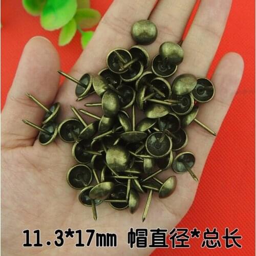 Antique Tacks Iron Decorative Upholstery Tacks bronze Bronze decorative sofa bubble nail 11.3mm*17mm