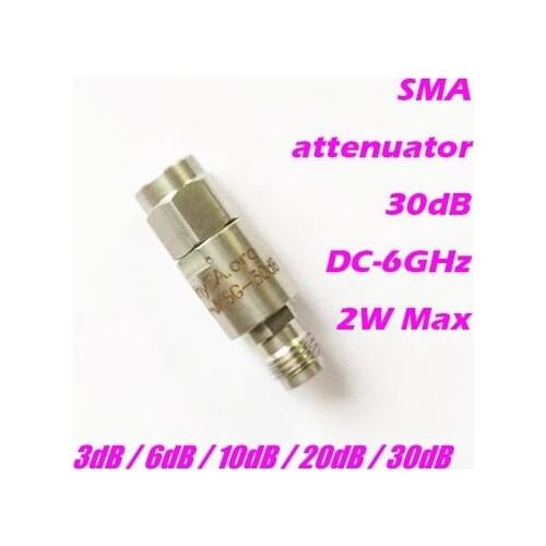 SMA Attenuator 3dB / 6dB / 10dB / 20dB / 30dB for tinySA and nanoVNA -- No.HG121
