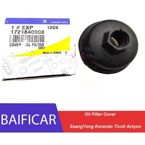 Baificar Brand New Genuine Oil Filter Housing Cover 1721840008 For Ssangyong Korando