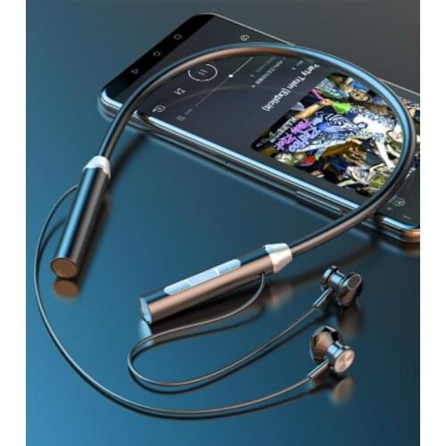 BT61 TWS Wireless Headphones BT5.1 Neckband Stereo Sports Headset TF Bass Playback For All Phones