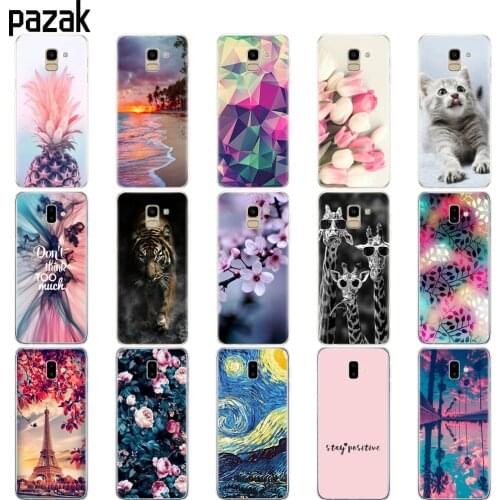 For Samsung J6 J6+ 2018 Case coque Soft TPU silicon Cover on For Samsung Galaxy J6Plus 2018 J 6 Plus J610 J610F Capas shockproof
