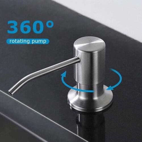 300ml Kitchen Soap Dispenser ABS Plastic Bottle Liquid Soap Pump Kitchen Dispenser Bathroom Hand Sanitizer Detergent Distributor