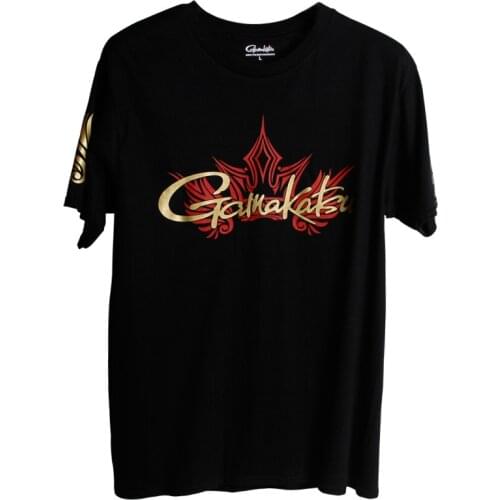 2022 GamakatsuA Summer Clothes Summer Fishing T Shirt Short Sleeve Quick-Drying Breathable Anti-UV Fishing Shirt