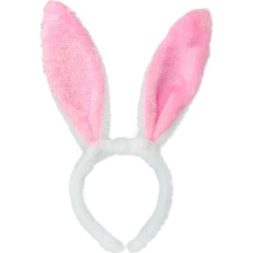 Rabbit Ears Headband Easter Adult Children Halloween Sequins Rabbit Headwear Bunny Hairpin Festival Hair Accessories Hairband