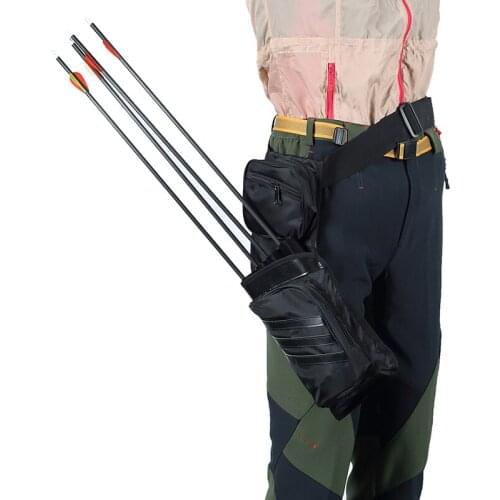 Outdoor Practice Shooting Archery Pot Competitive Hunting Archery With Archery Shaft Short Four Tube Archery Bag Tactical Pouch