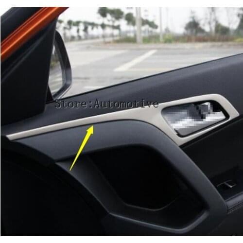 FIT FOR 2014-2017 For Hyundai ix25 (creta) Matte Inner Side Door Handle Bowl Cover 4 pcs /set