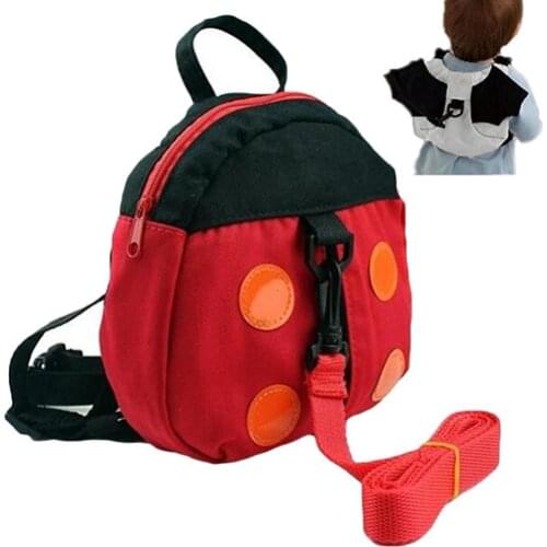 1 Pcs Set Cute Ladybug Harness Buddy Bat Kid Keeper Baby Carrier Child Backpack Harness Toddler Leashes Walking Assistant