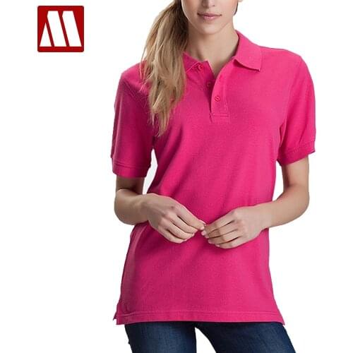 Women Men Unisex Cotton Plain Solid Black Blue Navy Red Polo Shirt Ladies Short Sleeve No Printing Polo Shirt S-3XL Shirts Tops